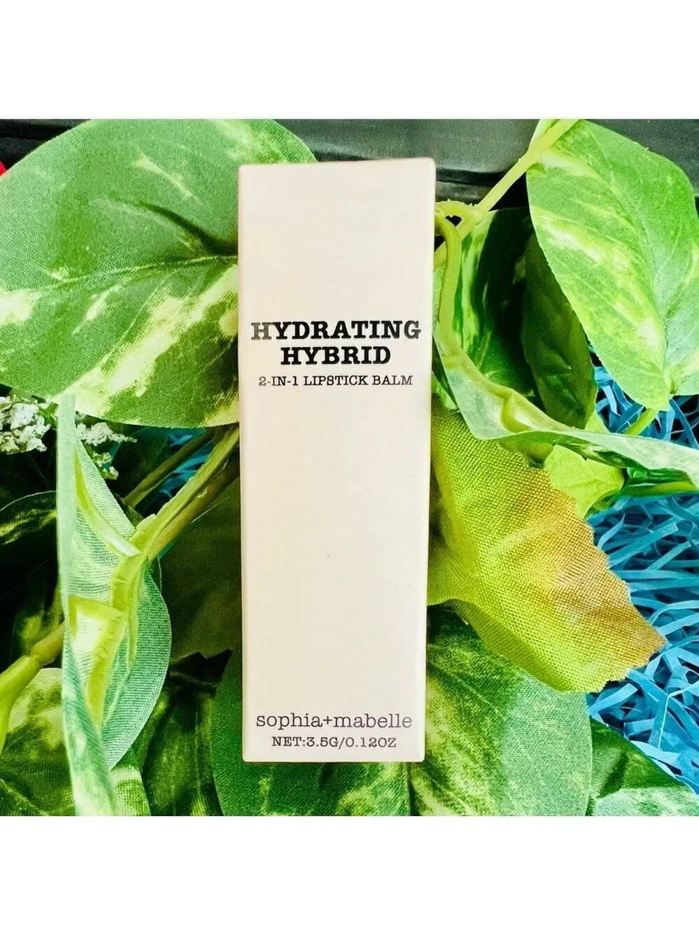 NIB Sophia + Mabelle Hydrating Hybrid 2-in-1 Lipstick Balm in Topless